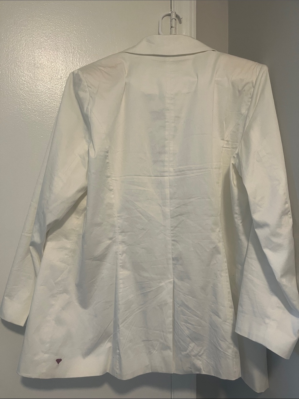 Theory White Single-Button Notch Lapel Blazer - Picture 4 of 4
